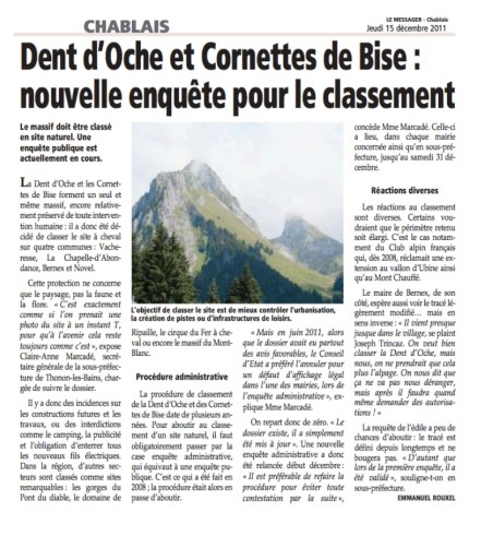 2013 01 06 le messager Oche