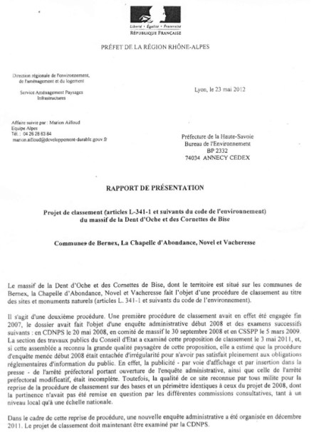 2013 01 29 oche rapport présentation